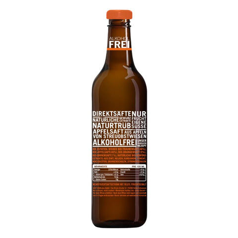 Heißer Hirsch Bio Familienpunsch Traube & Orange alkoholfrei (0.75l)