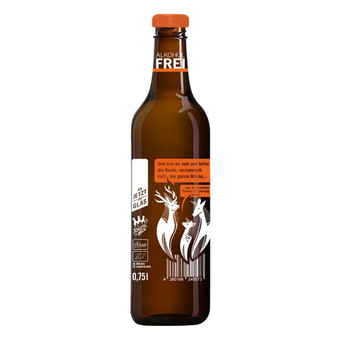 Heißer Hirsch Bio Familienpunsch Traube & Orange alkoholfrei (0.75l)