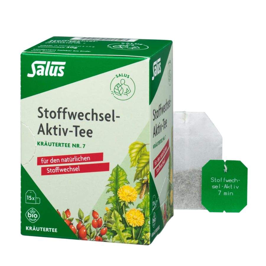 Salus Stoffwechsel-Aktiv Tee Kräutertee Bio Nr. 7 15 FB/30g