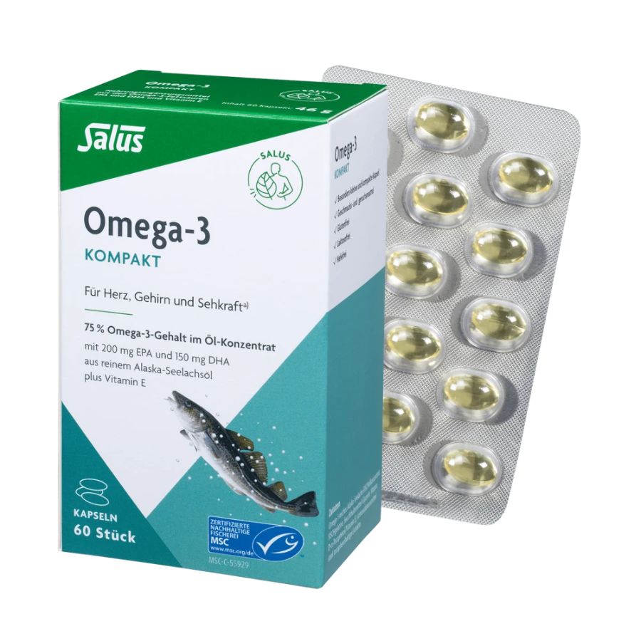 Salus Omega-3 Kompakt Kapseln 60Kps