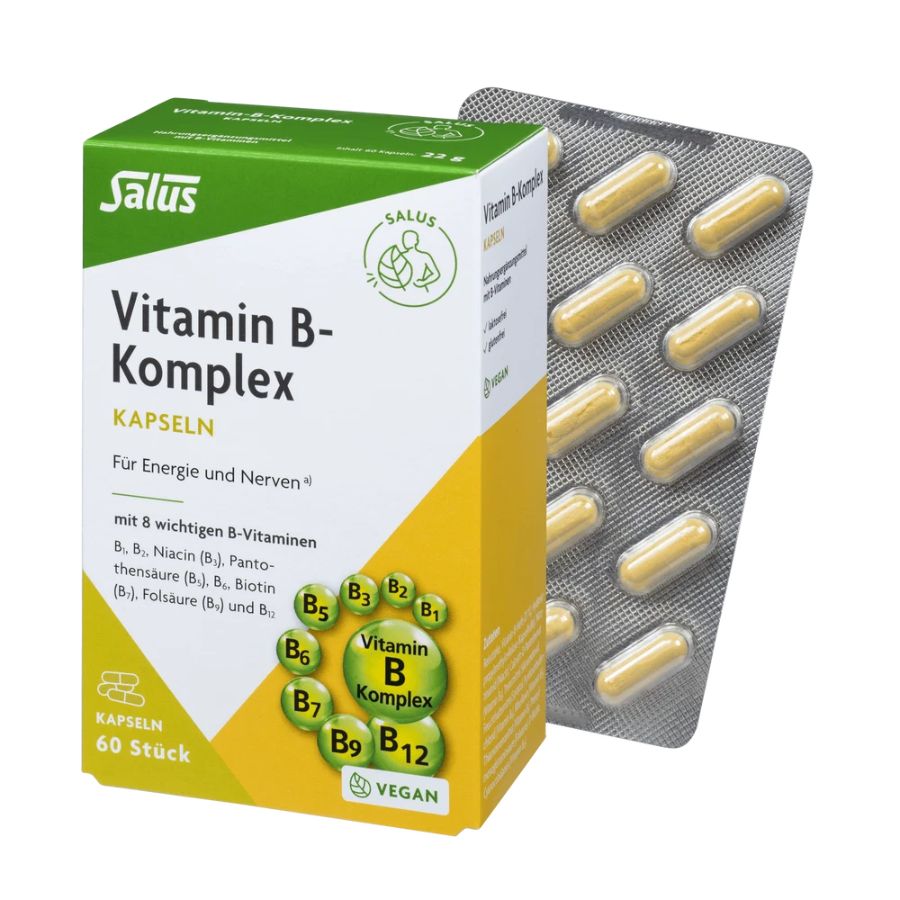 Salus Vitamin B Komplex, vegetabile Kapseln 60Kps Bio