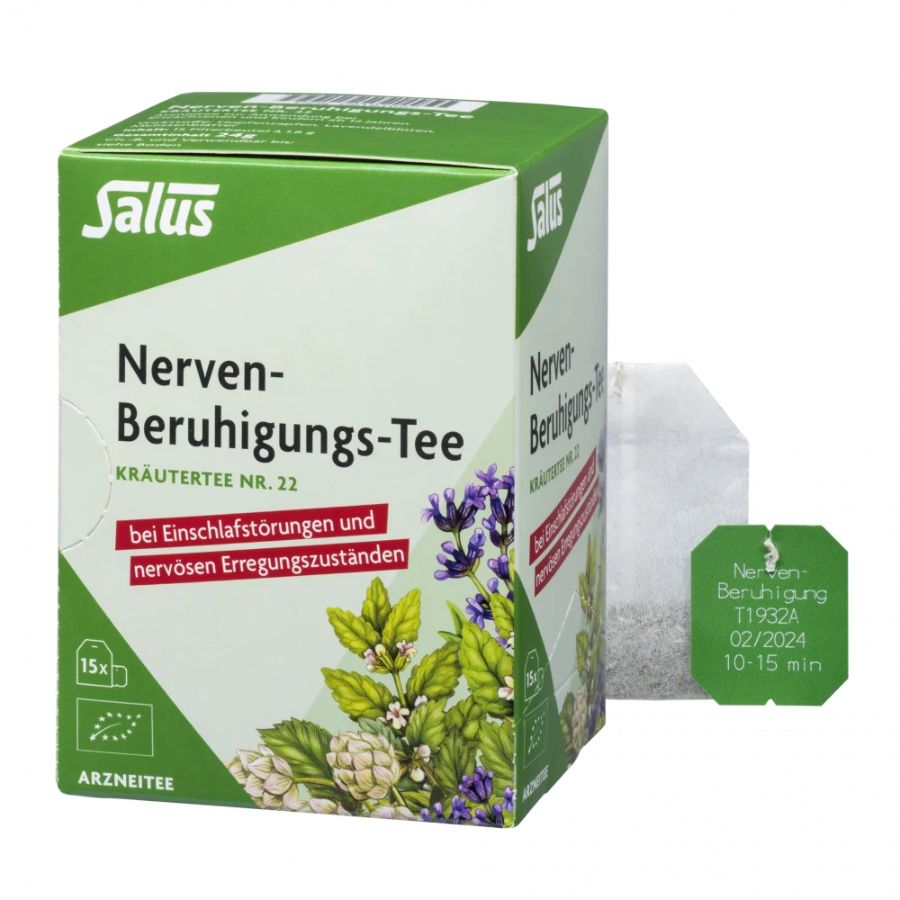 Salus Nerven-Beruhigungs-Tee Kräutertee Bio Nr. 22 15 Filterbeutel