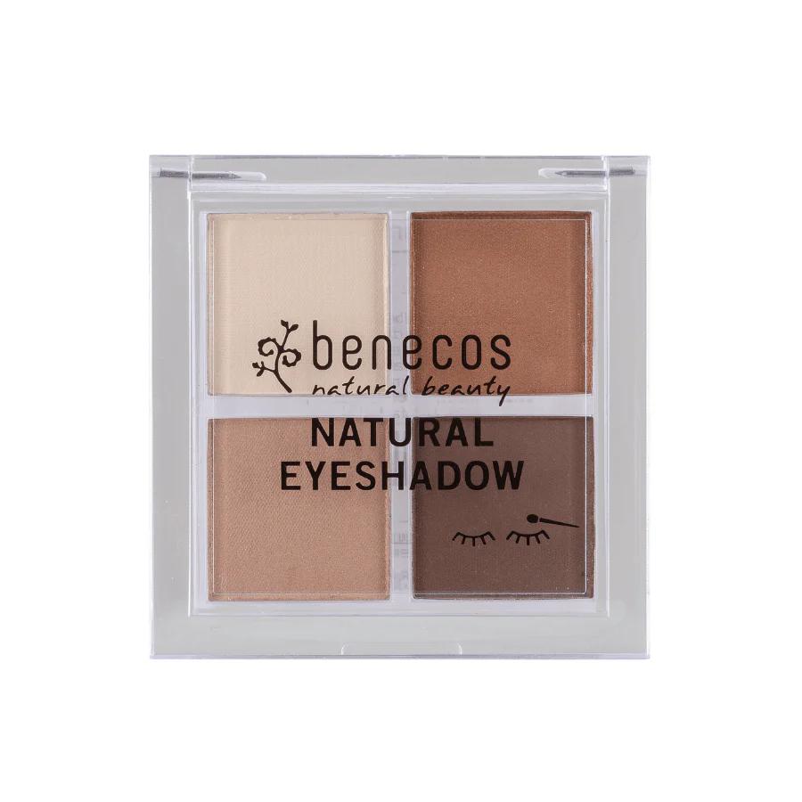 benecos Natural Beauty Colour Edition Quattro Eyeshadow - coffee & cream Bio 8g