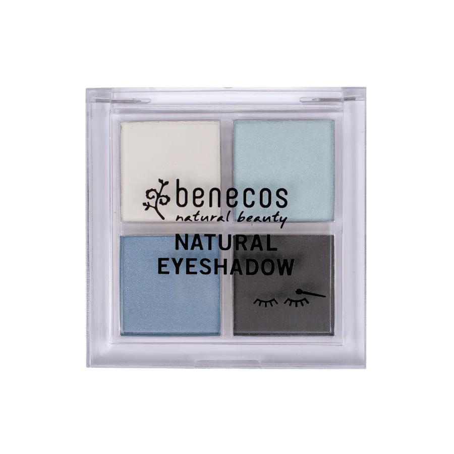 benecos Natural Beauty Colour Edition Quattro Eyeshadow - true blue Bio 8g