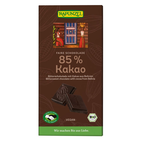 Rapunzel Bitterschokolade 85% Kakao HIH (80g)