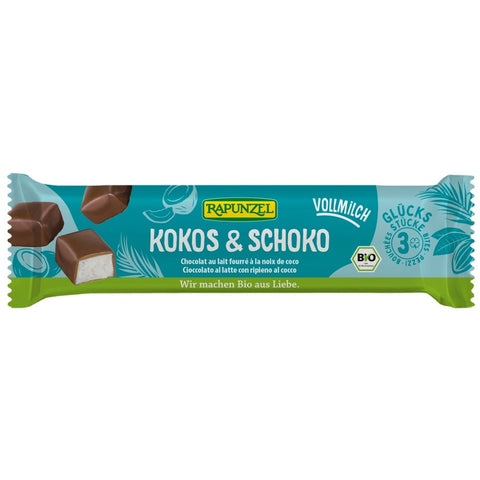 Rapunzel Glücksstücke Kokos & Schoko Vollmilch (50g)