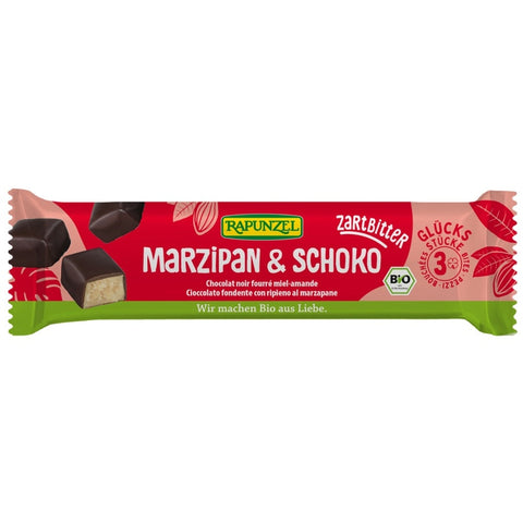 Rapunzel Glücksstücke Marzipan & Schoko Zartbitter (50g)