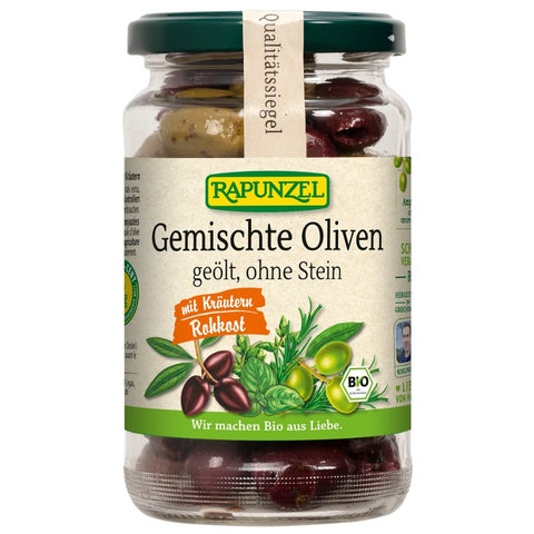Rapunzel Oliven gemischt mit Kräutern (170g)