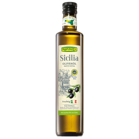 Rapunzel Olivenöl Sicilia P.G.I., nativ extra (500ml)