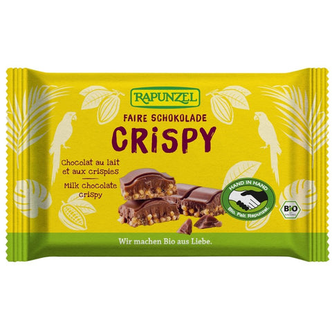 Rapunzel Vollmilch Schokolade Crispy HIH (100g)
