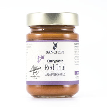 Sanchon Red Thai Curry Paste 190g Organic 