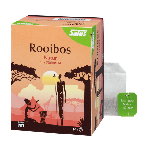 Salus Rooibos Natur, Rooiboszweigspitzen Tee Bio 40 Filterbeutel