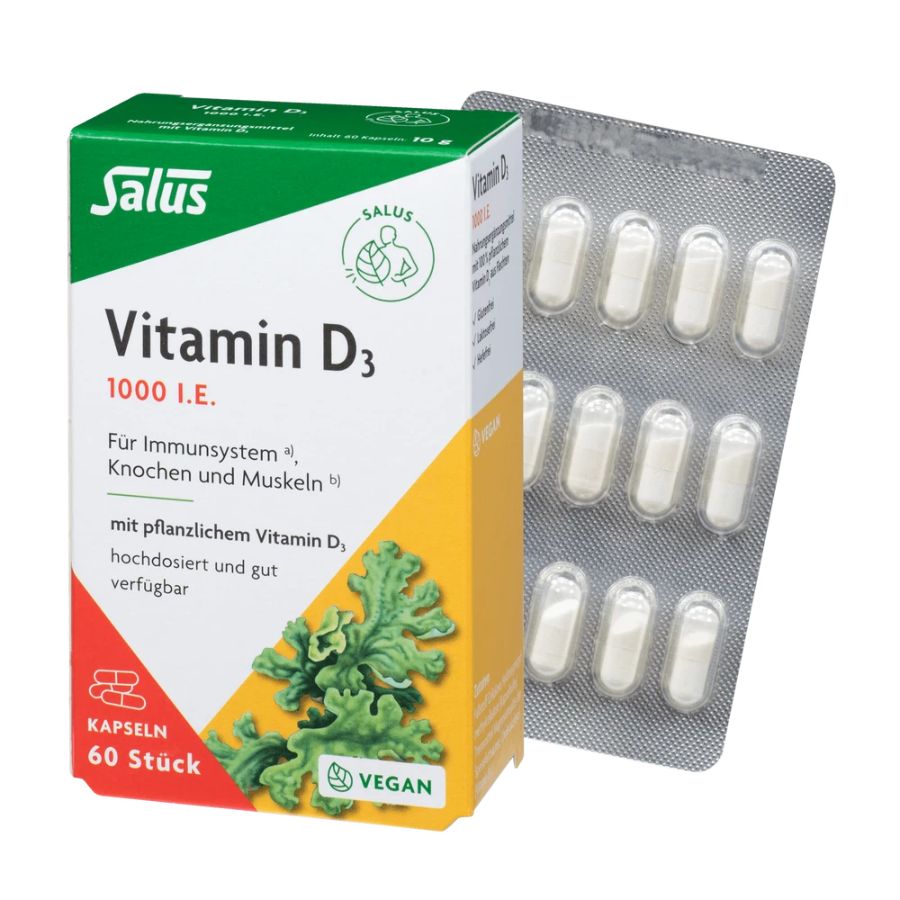 Salus - Reform Vitamin D3 1000 vegan Vital. 60 Stk 10g