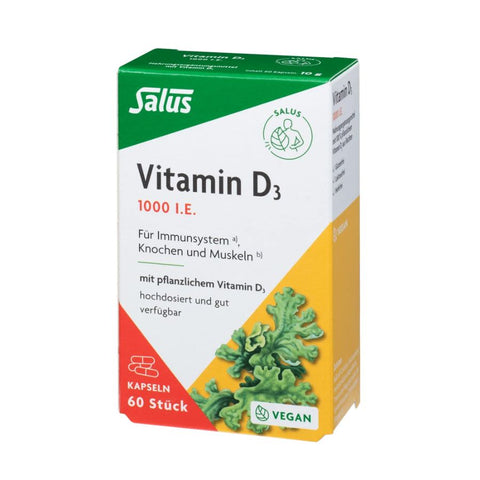 Salus - Reform Vitamin D3 1000 vegan Vital. 60 Stk 10g