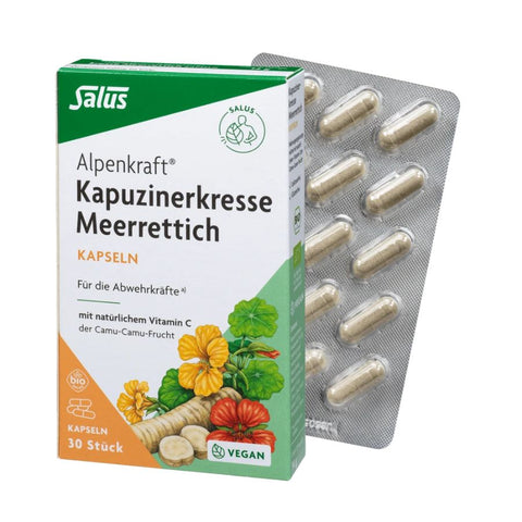 Salus Alpenkraft Kapuzinerkresse-Meerrettich 30 Kapseln Bio