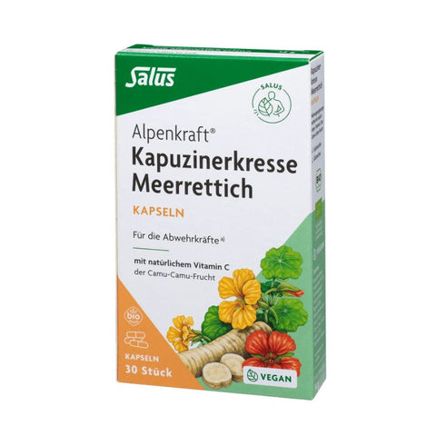 Salus Alpenkraft Kapuzinerkresse-Meerrettich 30 Kapseln Bio