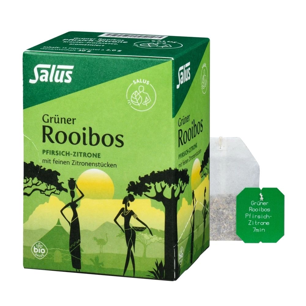 Salus Grüner Rooibos Pfirsich Zitrone Bio 15 Filterbeutel 30g