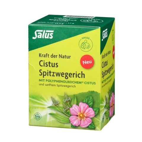 Salus Kraft der Natur Cistus Spitzwegerich Kräutertee Bio 15 Filterbeutel