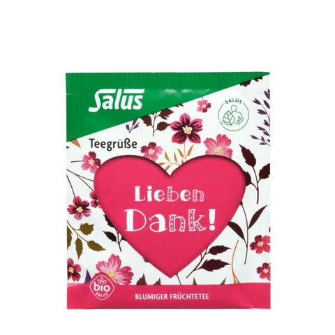 Salus Teegrüße Lieben Dank! Früchtetee 15FB/30g