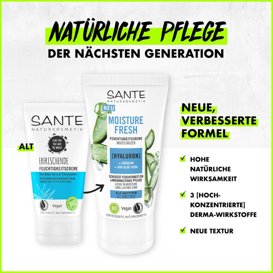 Sante Naturkosmetik Moisture Fresh Feuchtigkeitscreme Bio 50ml