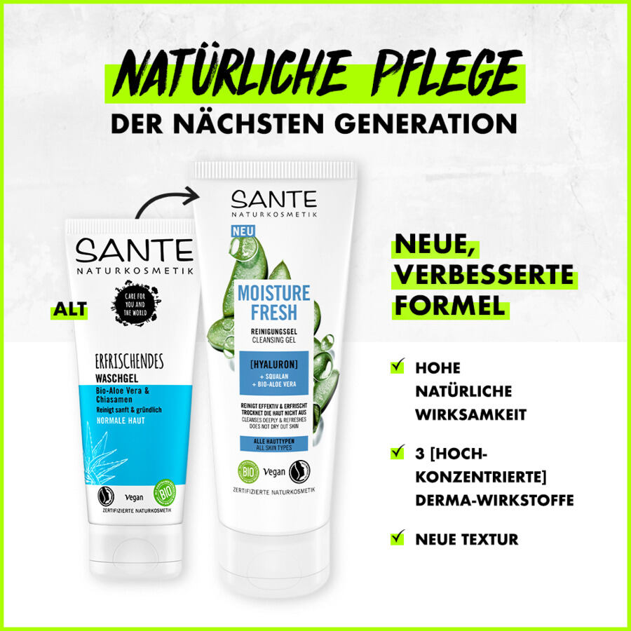 Sante Naturkosmetik Moisture Fresh Reinigungsgel Bio 100ml