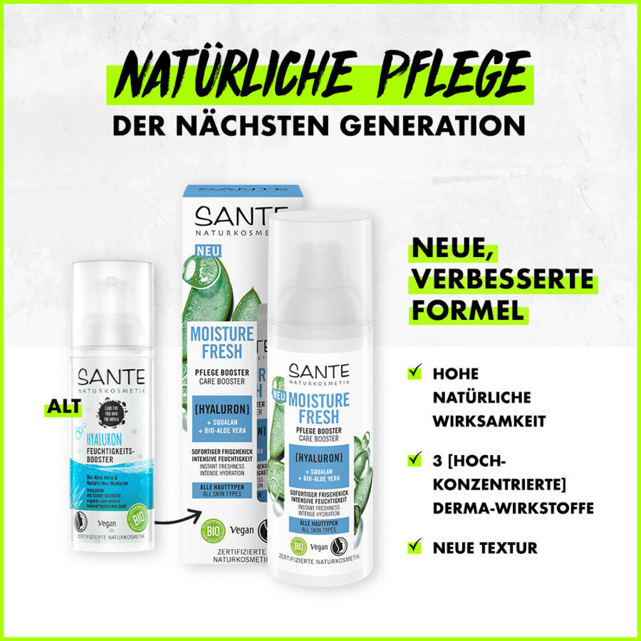 Sante Naturkosmetik Moisture Fresh Pflege Booster Bio 50ml