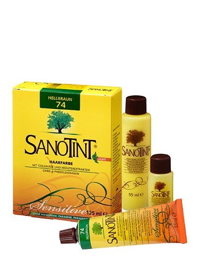 SANOTINT sensitive 74 Hellbraun 125ml