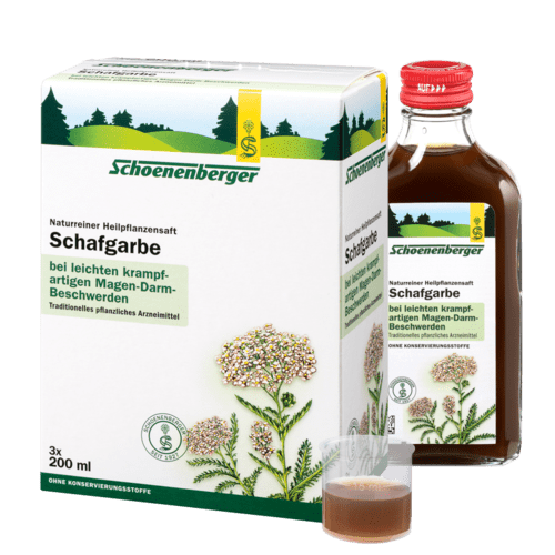 Schoenenberger Schafgarbe, Naturreiner Heilpflanzensaft 3X200ml.