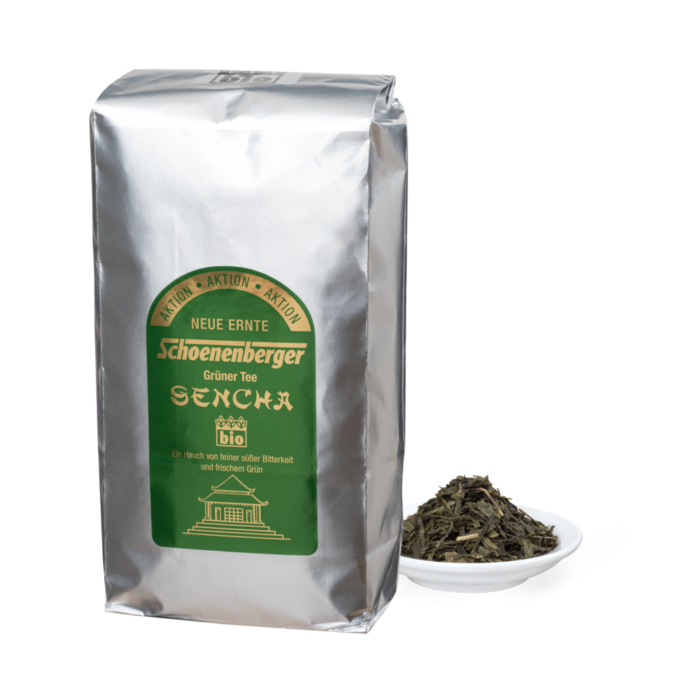 Schoenenberger Grüner Tee Sencha 500g Bio