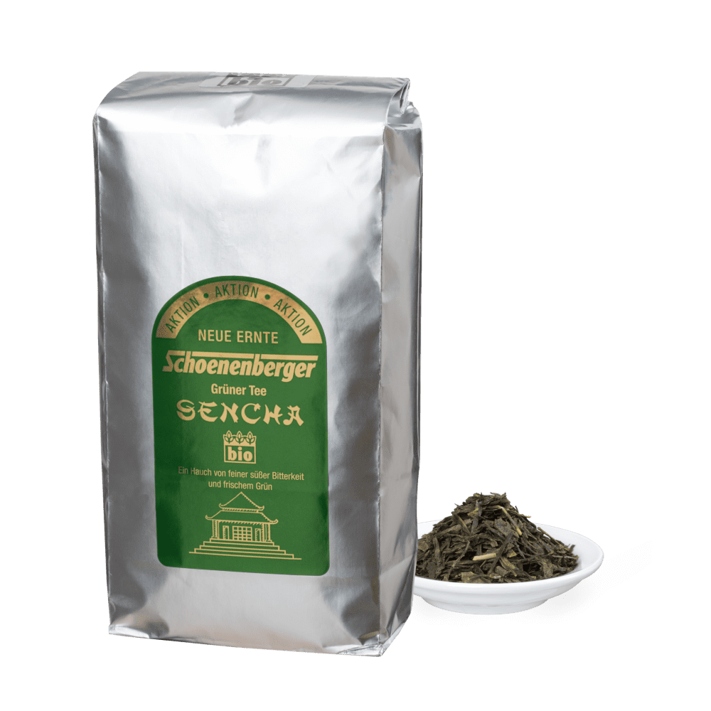 Schoenenberger Grüner Tee Sencha 500g Bio
