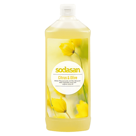 Sodasan Flüssigseife Citrus Olive 1 l Bio