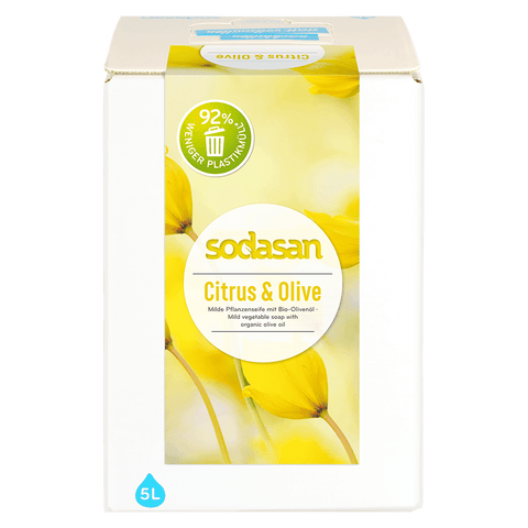 Sodasan Flüssigseife Citrus Olive 5 l Bio