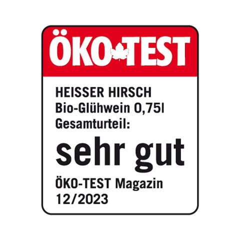 Roter Glühwein - Heißer Hirsch Bio - 6x 0.75l