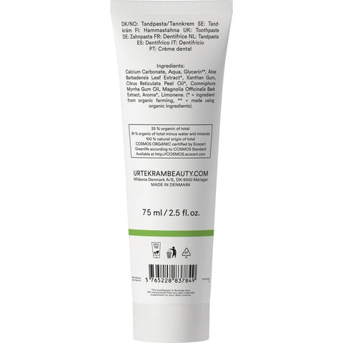 Urtekram Aloe Vera Toothpaste Bio 75 ml