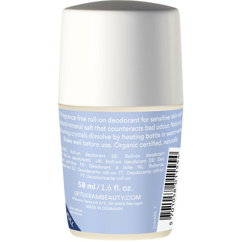 Urtekram Fragrance Free Deo Roll On Bio 50 ml