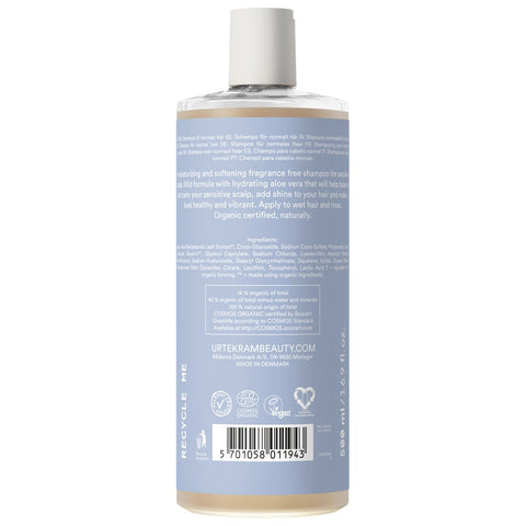 Urtekram Fragrance Free Shampoo Bio 500 ml