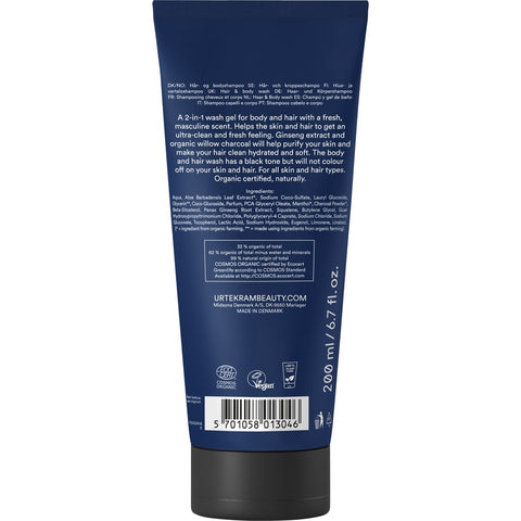Urtekram Men Hair & Body Wash Bio 200 ml