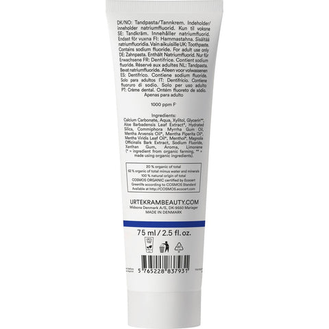 Urtekram Mint & Fluoride Toothpaste Bio 75 ml