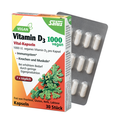 Salus - ReformVitamin D3 1000 Vital Kapseln 30Stk