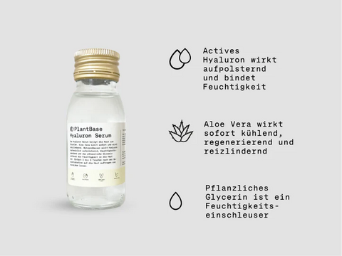PlantBase Hyaluronic Serum Organic, 60ml