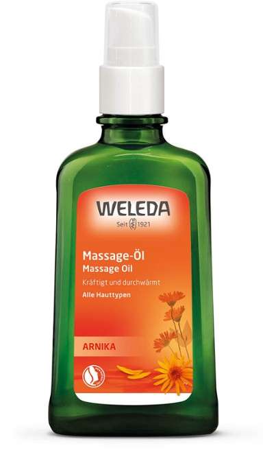 Weleda Massageöl mit Arnika 200ml - Regeneration und Wohlbefinden nach dem Sport