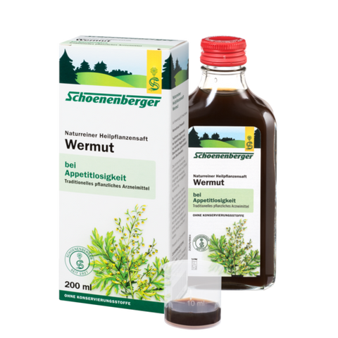 Schoenenberger Wermut, Naturreiner Heilpflanzensaft 200ml.