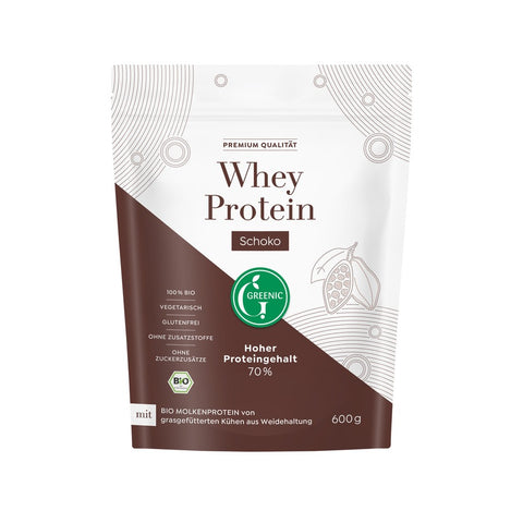 Greenic Whey Protein Kakao Bio, 600 g